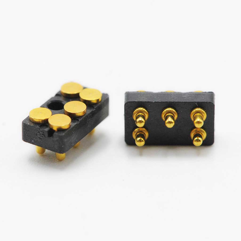 male & female 5pin pogo pin connectors